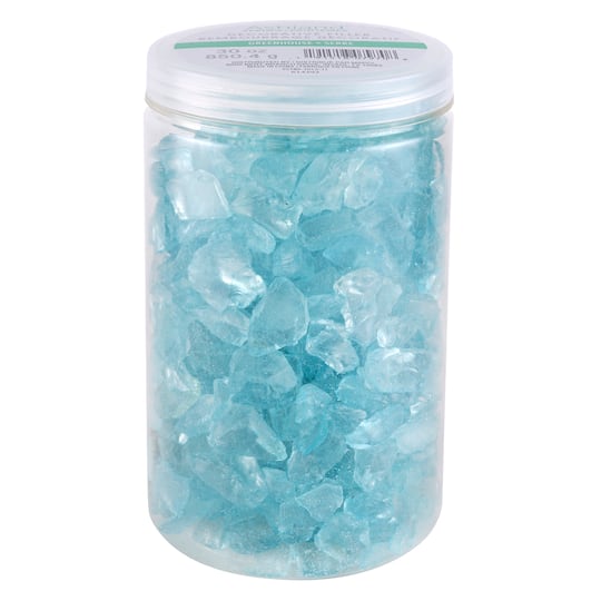 Turquoise Glass Decorative Filler By Ashland Michaels